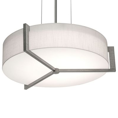 AFX Lighting Apex Pendant Light - Color: White - Size: 17-In. Diameter - AP