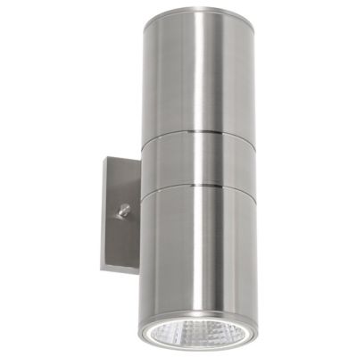 AFX Lighting Everly 2-Light LED Outdoor Wall Sconce in Silver