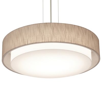 AFX Lighting Sanibel Pendant Light in Beige, Size: 23-In. Diameter