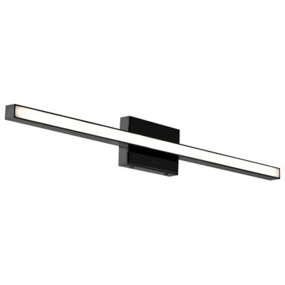 AFX Lighting Barlow LED Vanity Light - Color: Black - Size: 18 - BARV180