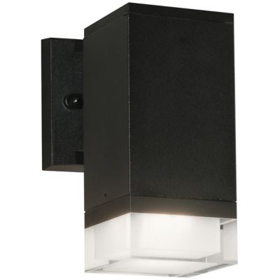 AFX Lighting Edmund LED Outdoor Wall Sconce - Color: Black - Size: Medium -