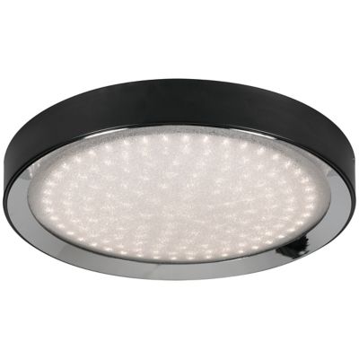 AFX Lighting Belle LED Flush Mount - Color: Black - Size: 19 - BLLF19LAJ