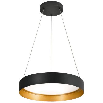 AFX Lighting Reveal LED Pendant Light - Color: Black - RVP20L30D1BKGD