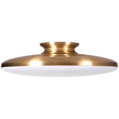 AFX Lighting Skye LED Semi-Flushmount Light - Color: Brass - Size: 15 - 