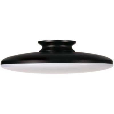 AFX Lighting Skye LED Semi-Flushmount Light - Color: Black - Size: 15 - 