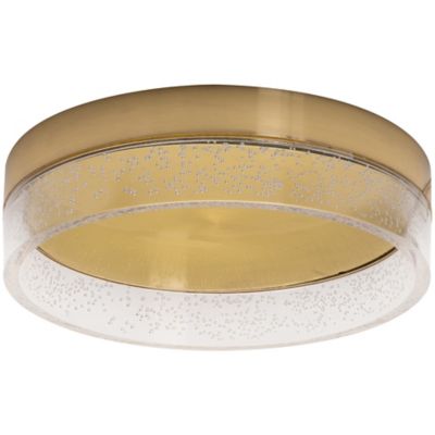 AFX Lighting Maggie LED Flushmount Light - Color: Gold - Size: 12 - MGGF