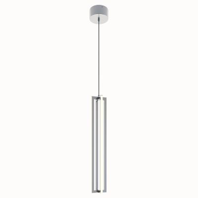 AFX Lighting Cass LED Pendant Light - Color: Silver - Size: Medium - CSSP24