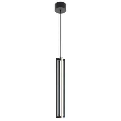 AFX Lighting Cass LED Pendant Light - Color: Black - Size: Medium - CSSP24L