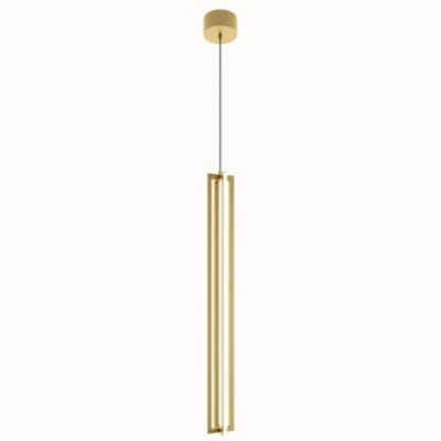 AFX Lighting Cass LED Pendant Light - Color: Gold - Size: Large - CSSP36L30