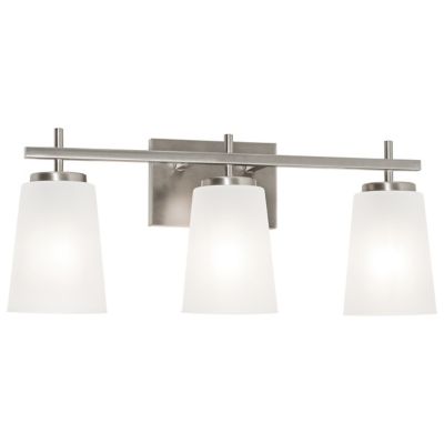 AFX Lighting Joanna Vanity Light - Color: Silver - Size: Satin Nickel with 