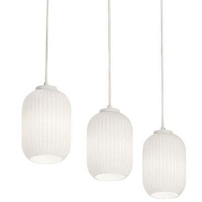 AFX Lighting Callie Linear Chandelier - Color: White - Size: 3 light - CALP