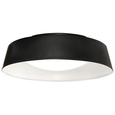 AFX Lighting Duncan LED Flushmount Light - Color: Black - Size: Small - DUN