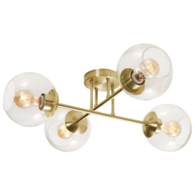 AFX2191930 AFX Lighting Jamie Semi-Flushmount Light - Color:  sku AFX2191930