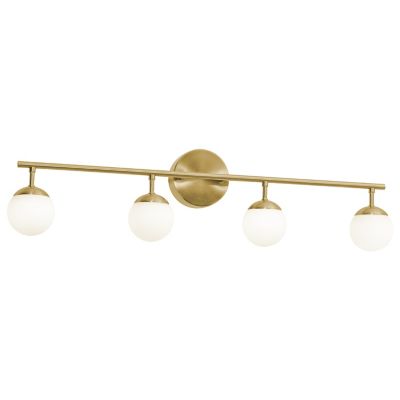 AFX Lighting Pearl LED Vanity Light - Color: Brass - Size: Medium - PRLV320