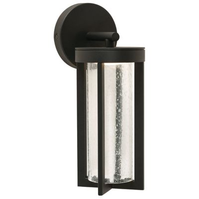 AFX Lighting Rivers Outdoor LED Wall Sconce - Color: Black - Size: Short - 