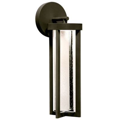 AFX Lighting Rivers Outdoor LED Wall Sconce - Color: Black - Size: Tall - R