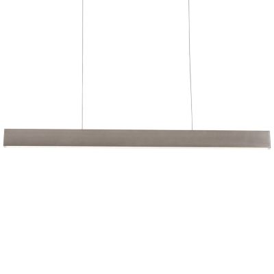 AFX Lighting Stealth Linear LED Pendant Light - Color: Silver - Size: Mediu