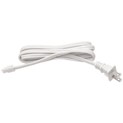 AFX Lighting Vera LED Undercabinet Cord and Plug - Color: White - VRAP60WH