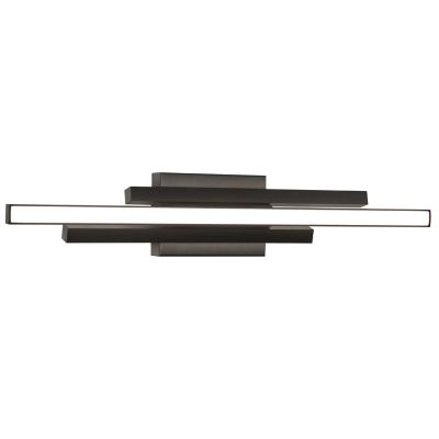 AFX Lighting Indra LED Vanity Light - Color: Black - Size: Medium - IDRV240