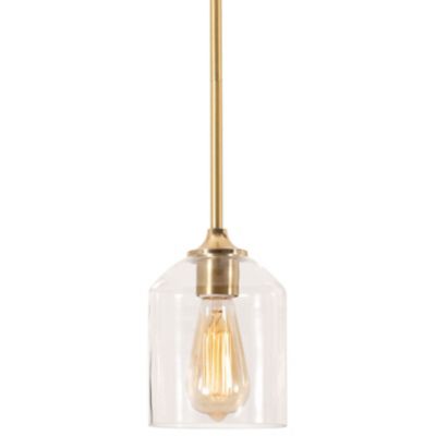 AFX Lighting William Mini Pendant Light - Color: Brass - Size: Small - WMMP