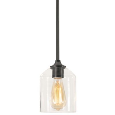 AFX Lighting William Mini Pendant Light - Color: Black - Size: Small - WMMP