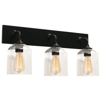 AFX Lighting William Vanity Light - Color: Black - Size: 3 light - WMMV2411