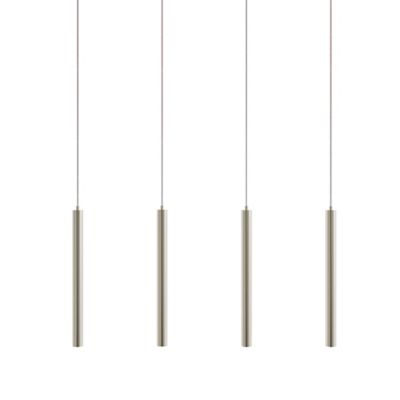 AFX Lighting Eli Multi-Light LED Linear Chandelier - Color: Silver - Size: 