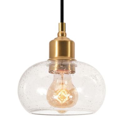 AFX Lighting Laney Mini Pendant Light - Color: Clear - Size: 1 light - LNYP