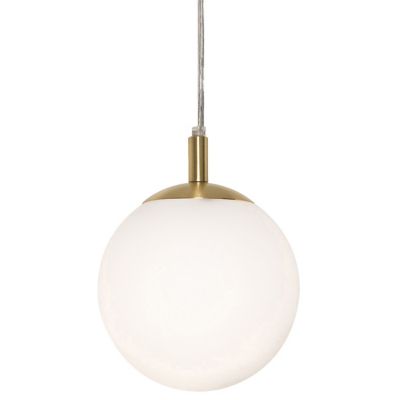 AFX Lighting Loretto Pendant Light - Color: White - Size: Small - LRTP07MBS