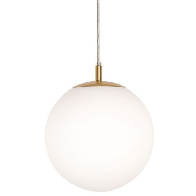 AFX Lighting Loretto Pendant Light - Color: White - Size: Medium - LRTP11MB