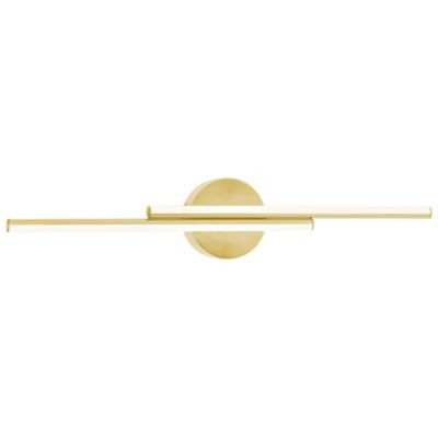 AFX Lighting Ella LED Vanity Light in Brass, Size: Medium