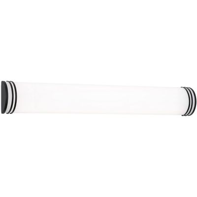 AFX Lighting Palmer LED Vanity Light in Black, Size: Large