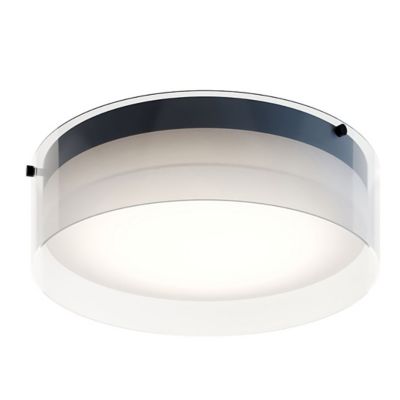 AFX Lighting Studio LED Ceiling Flushmount Light in Clear, Size: Small