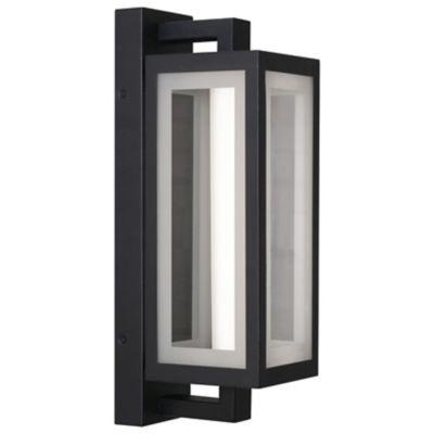 AFX Lighting Blake LED Outdoor Wall Sconce - Color: Black - Size: Small - B