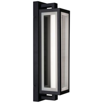 AFX Lighting Blake LED Outdoor Wall Sconce - Color: Black - Size: Medium - 