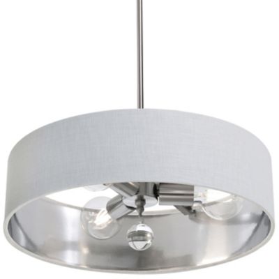 AFX Lighting Celine Pendant Light - Color: White - Size: Small - CLNP18MBSN