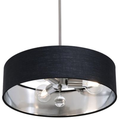 AFX Lighting Celine Pendant Light - Color: Black - Size: Small - CLNP18MBSN