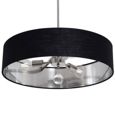 AFX Lighting Celine Pendant Light - Color: Black - Size: Medium - CLNP24MBS