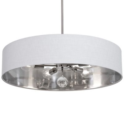 AFX Lighting Celine Pendant Light - Color: White - Size: Large - CLNP30MBSN