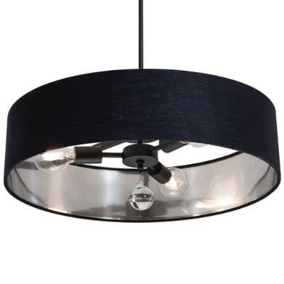 AFX Lighting Celine Pendant Light - Color: Black - Size: Medium - CLNP24MBB