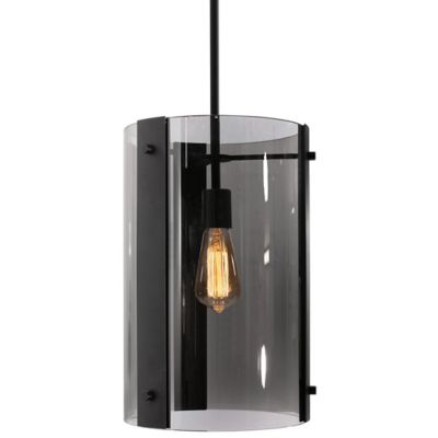 AFX Lighting Dana Pendant Light - Color: Black - Size: 1 light - DNAP10MBBK