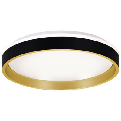 AFX Lighting Rana LED Flushmount Light - Color: Black - Size: Small - RNAF1