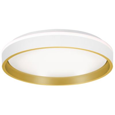 AFX Lighting Rana LED Flushmount Light - Color: White - Size: Small - RNAF1