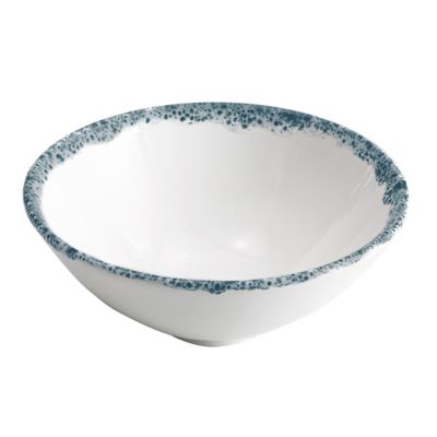 Zafferano America Stone Large Bowl, Set of 2 - Color: Blue - STN1302S2