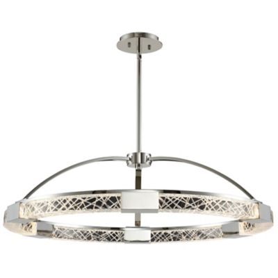 Allegri by Kalco Lighting Athena LED Pendant Light - Color: Polished Nickel