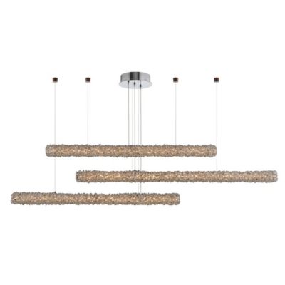 Allegri by Kalco Lighting Lina LED Linear Chandelier - Color: Silver - 0355