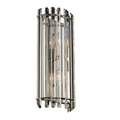 Allegri by Kalco Lighting Viano Bath Wall Sconce - Color: Clear - Size: Med