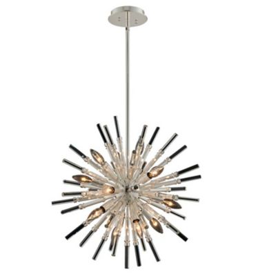 Allegri by Kalco Lighting Sprazzo Pendant Light - Color: Silver - Size: 22