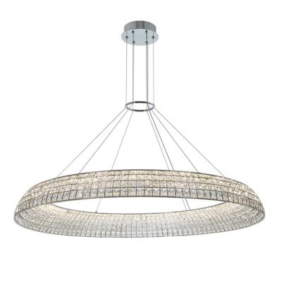 Allegri by Kalco Lighting Nuvole LED Chandelier - Color: Silver - Size: 48