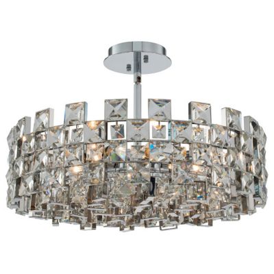 Allegri by Kalco Lighting Piazze Chandelier - Color: Silver - Size: 22 -